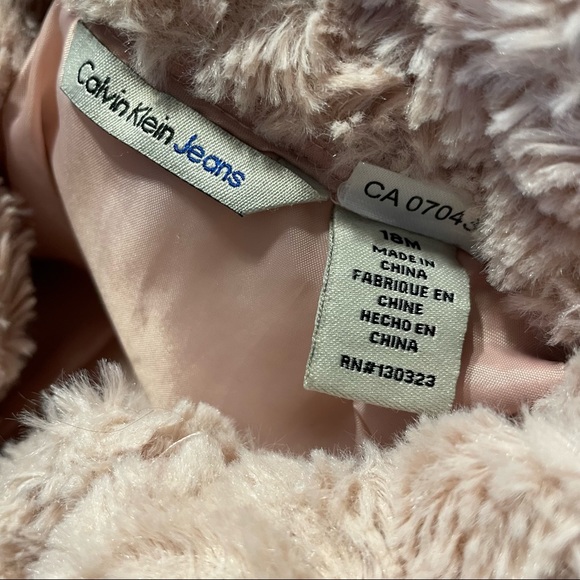 Calvin Klein - Toddler Girl Jacket - 18 Months - Blush Pink - Picture 4 of 8